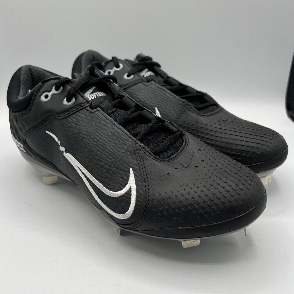 Nike Hyperdiamond 4 Elite Womens Metal Softball Cleats Size 9.5 Black CZ5917-010